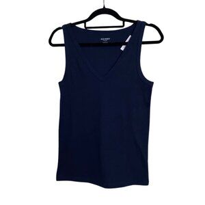 NWT Old Navy First Layer Navy Blue Ribbed Tank Top Size Large